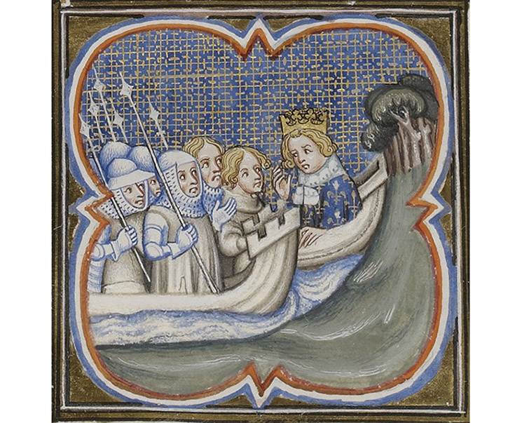 Luigi IX parte per l'ultima crociata