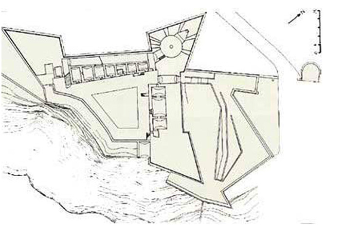 Pianta del castello di Vieste - Fortezza svevo aragonese