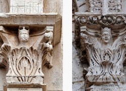 Teste coronate presente all'esterno della cattedrale di Foggia e di Termoli