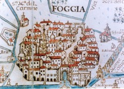 Mappa della città di Foggia (locazione Castiglione)