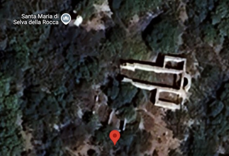 Santa Maria di Selva della Rocca da Google Maps